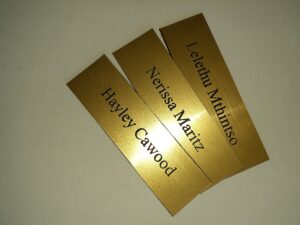 Name Bars