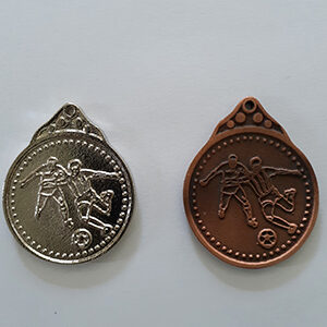 38mm Soccer Medal