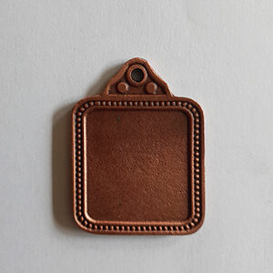 38mm Square Bead Medal
